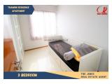 For Rent Thamrin Residence Apartment 3 Beedroom. Comfortable, Clean and Strategic Unit. Walking Distance to Grand Indonesia.